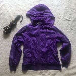 VTG IZOD Lacoste | Ladies 80s Purple Windbreaker